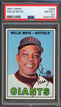 1967 Topps #200 Willie Mays PSA NM-MT+ 8.5