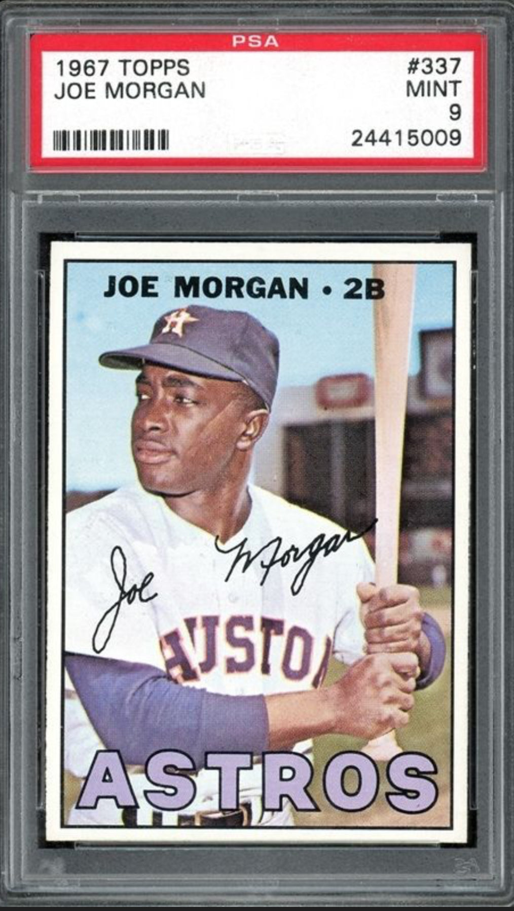 1967 Topps #337 Joe Morgan PSA 9