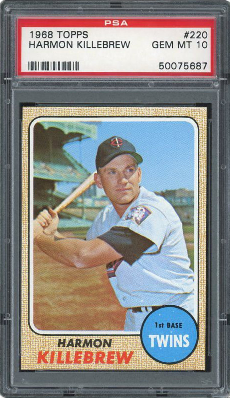 1968 Topps #220 Harmon Killebrew PSA 10