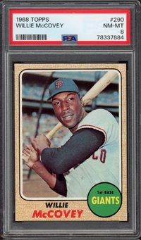 1968 Topps #290 Willie McCovey PSA NM-MT 8