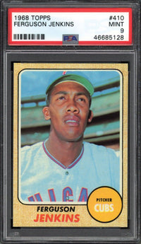 1968 Topps #410 Ferguson Jenkins PSA 9