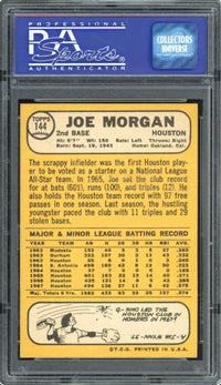 1968 Topps #144 Joe Morgan PSA MINT 9