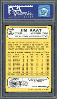1968 Topps #450 Jim Kaat PSA MINT 9