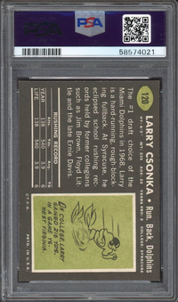 1969 Topps #120 Larry Csonka ROOKIE PSA NM-MT+ 8.5