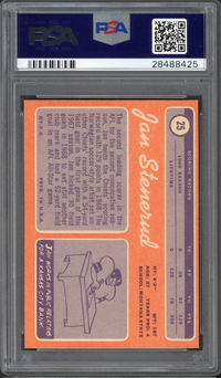 1970 Topps #25 Jan Stenerud ROOKIE PSA MINT 9