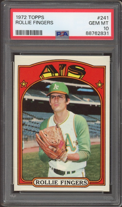1972 Topps #241 Rollie Ringers PSA GEM MINT 10