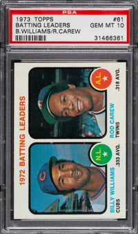 1973 Topps Batting Leaders #61 PSA 10