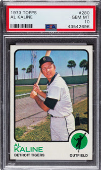 1973 Topps #280 Al Kaline PSA 10