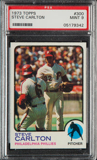 1973 Topps #300 Steve Carlton PSA 9