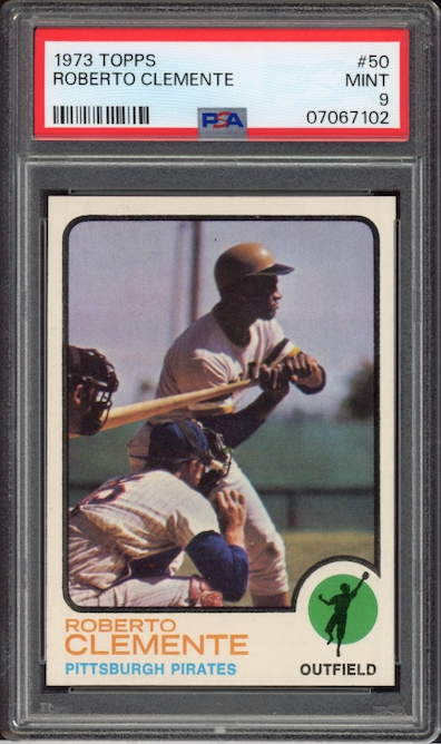 1973 Topps #50 Roberto Clemente PSA MINT 9