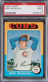 1975 Topps #153 Rick Reuschel PSA 9