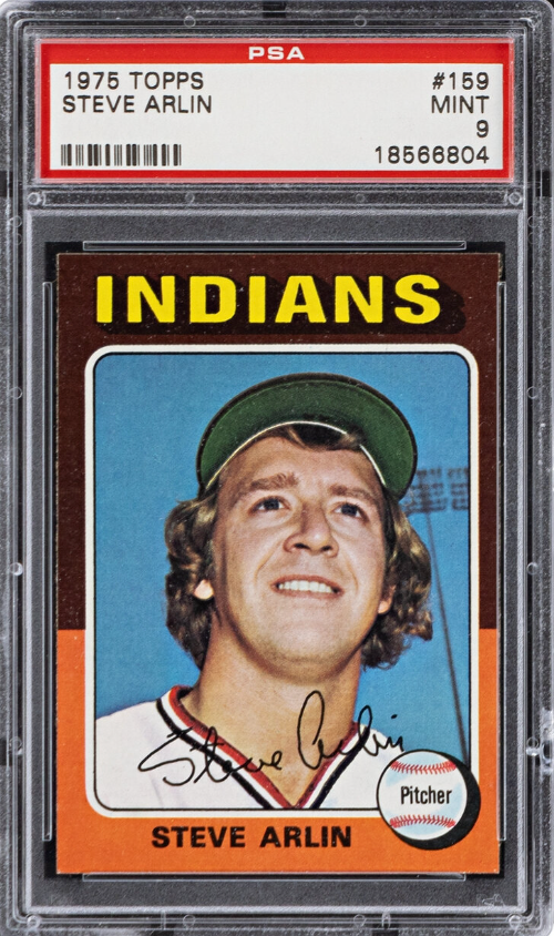 1975 Topps #159 Steve Arlin PSA 9