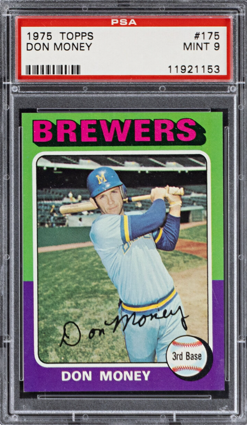 1975 Topps #175 Don Money PSA 9