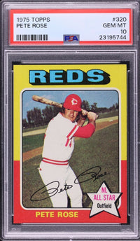 1975 Topps #320 Pete Rose PSA 10
