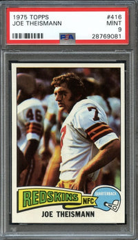 1975 Topps #416 Joe Theismann PSA 9