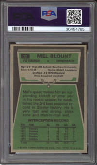 1975 Topps #12 Mel Blount ROOKIE PSA MINT 9