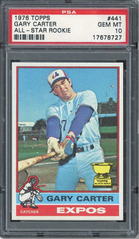 1976 Topps All-Star Rookie #441 Gary Carter PSA 10