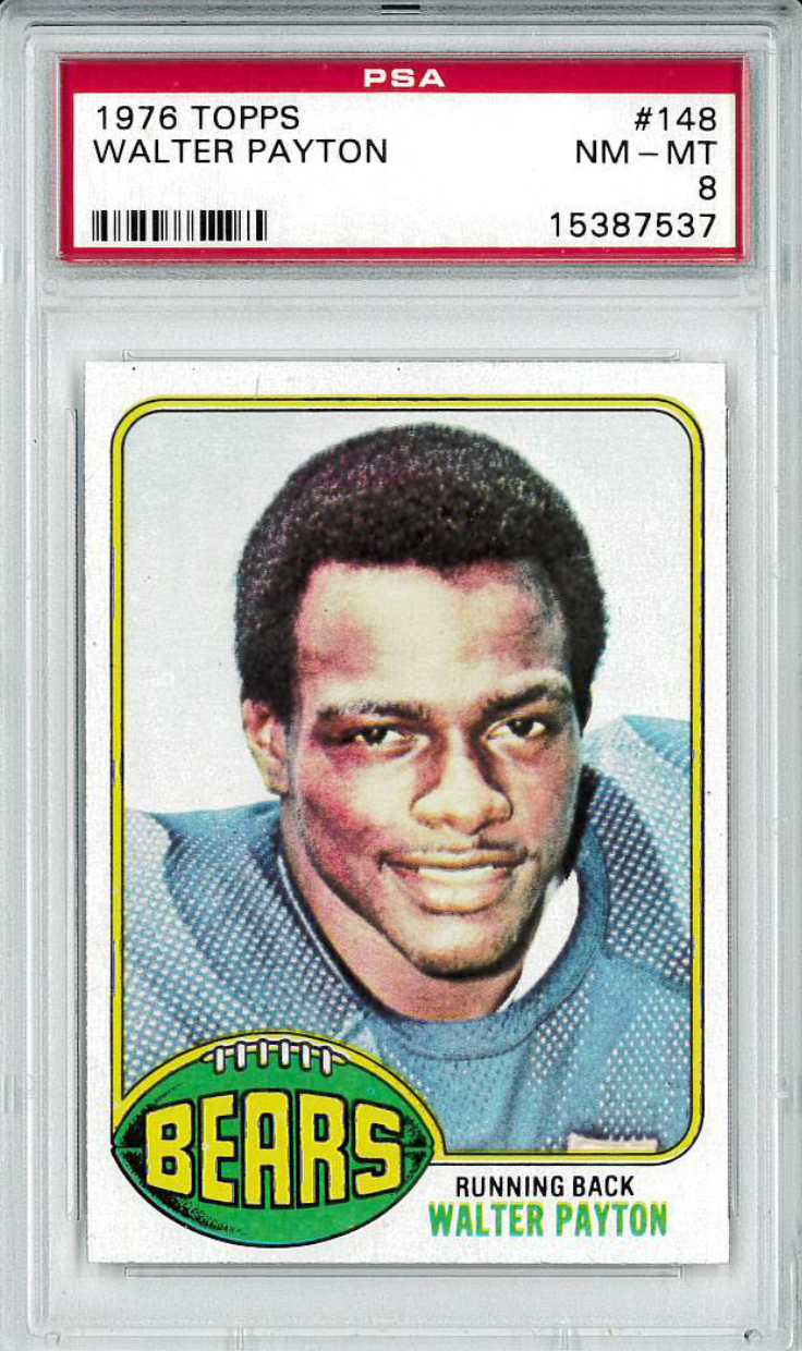 1976 Topps #148 Walter Payton PSA 8