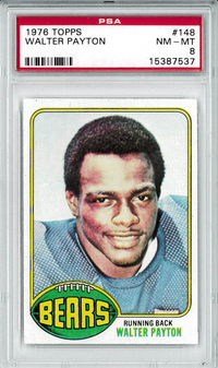 1976 Topps #148 Walter Payton PSA 8