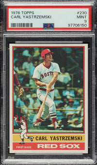 1976 Topps #230 Carl Yastrzemski PSA 9