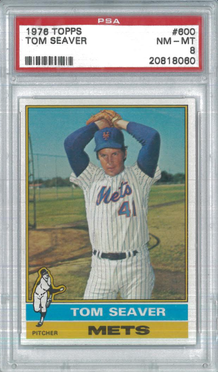 1976 Topps #600 Tom Seaver PSA 8