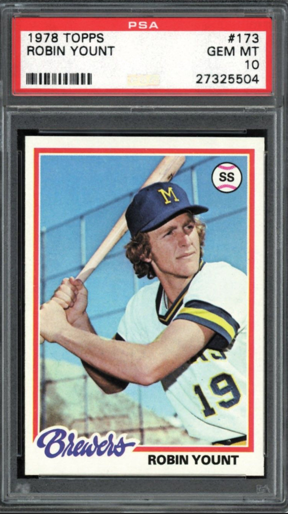 1978 Topps #173 Robin Yount PSA 10