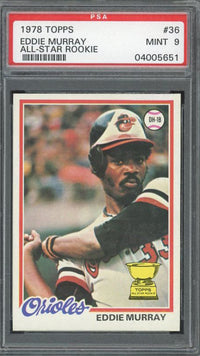 1978 Topps #36 Eddie Murray PSA 9