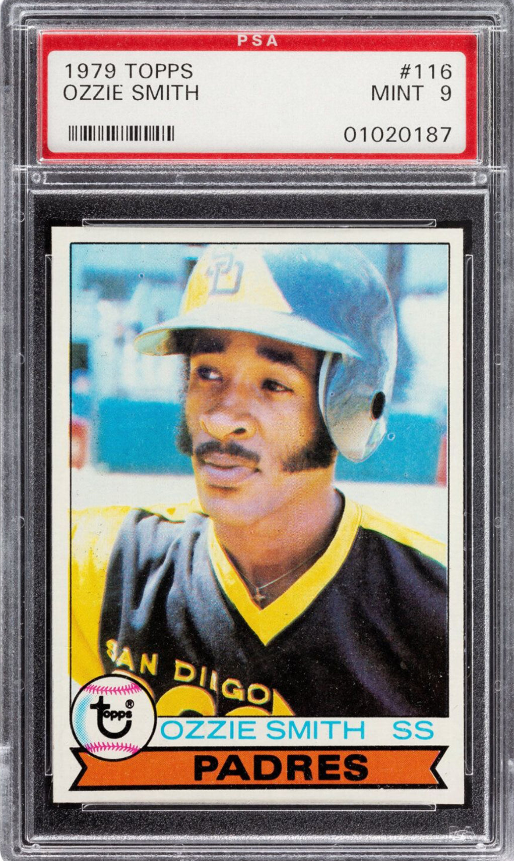 1979 Topps #116 Ozzie Smith PSA 9