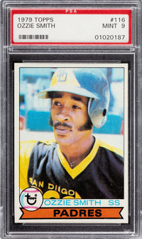 1979 Topps #116 Ozzie Smith PSA 9