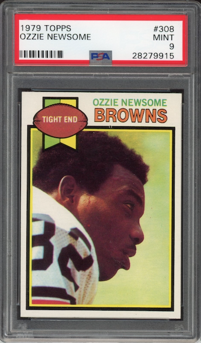 1979 Topps #308 Ozzie Newsome ROOKIE PSA MINT 9