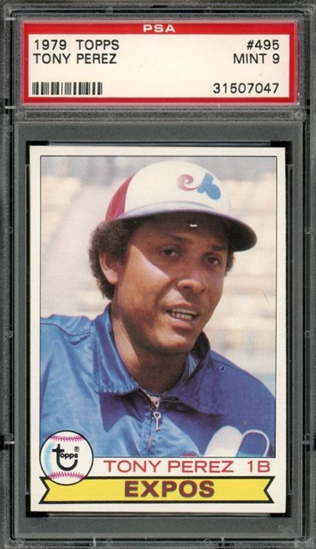 1979 Topps #495 Tony Perez PSA 9