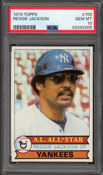 1979 Topps #700 Reggie Jackson PSA GEM MINT 10