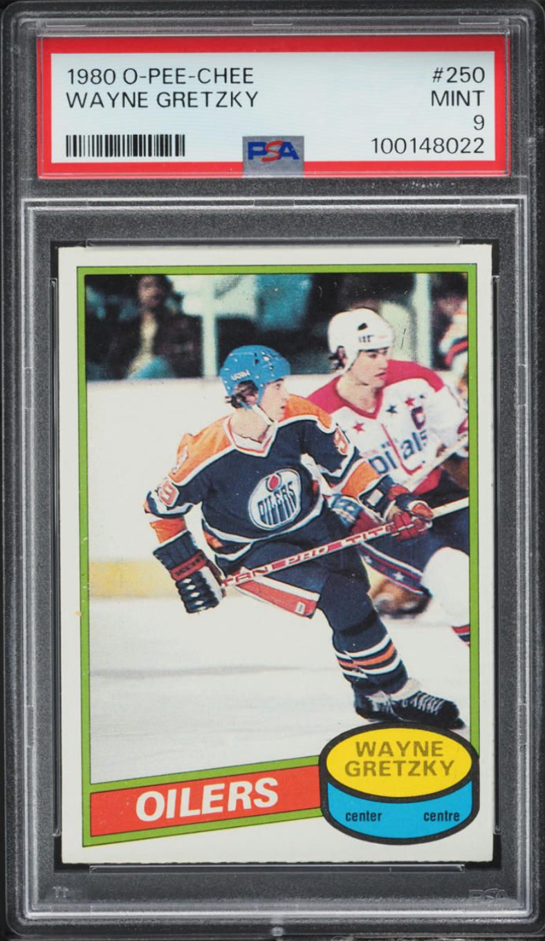 1980 O-Pee-Chee #250 Wayne Gretzky PSA 9
