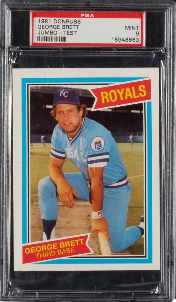 1981 Donruss Test George Brett PSA 9