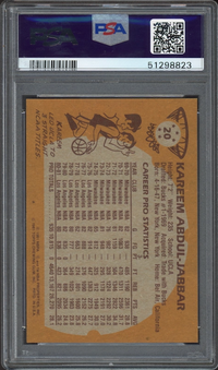 1981 Topps #20 Kareem Abdul-Jabbar PSA GEM MINT 10