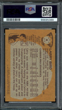 1981 Topps #4 Larry Bird PSA 9