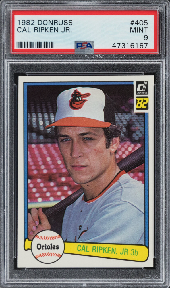 1982 Donruss #405 Cal Ripken Jr. PSA 9