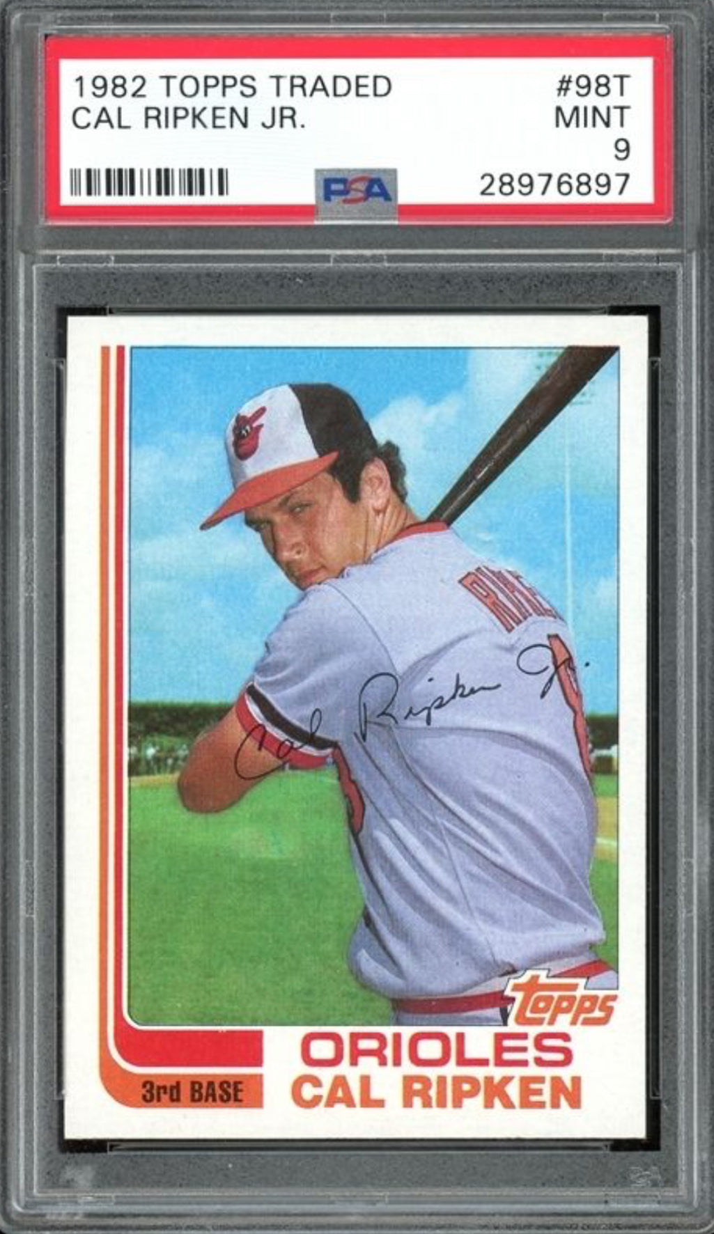 1982 Topps Traded #98T Cal Ripken Jr. PSA 9