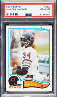 1982 Topps #302 Walter Payton PSA 10