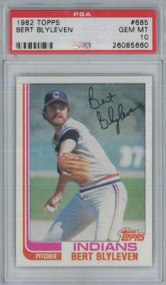 1982 Topps #685 Bert Blyleven PSA 10