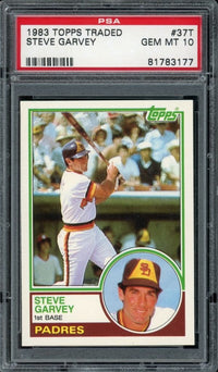 1983 Topps Traded #37T Steve Garvey PSA 10