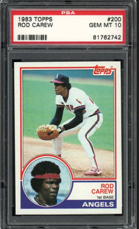 1983 Topps #200 Rod Carew PSA 10