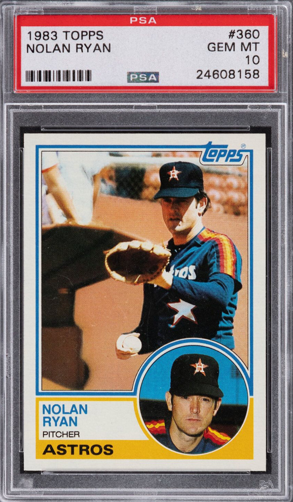 1983 Topps #360 Nolan Ryan PSA 10