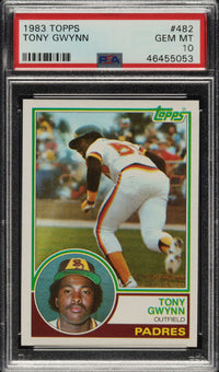 1983 Topps #482 Tony Gwynn PSA 10