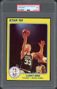 1984-85 Star Court Kings 5x7 #18 Larry Bird PSA MINT 9