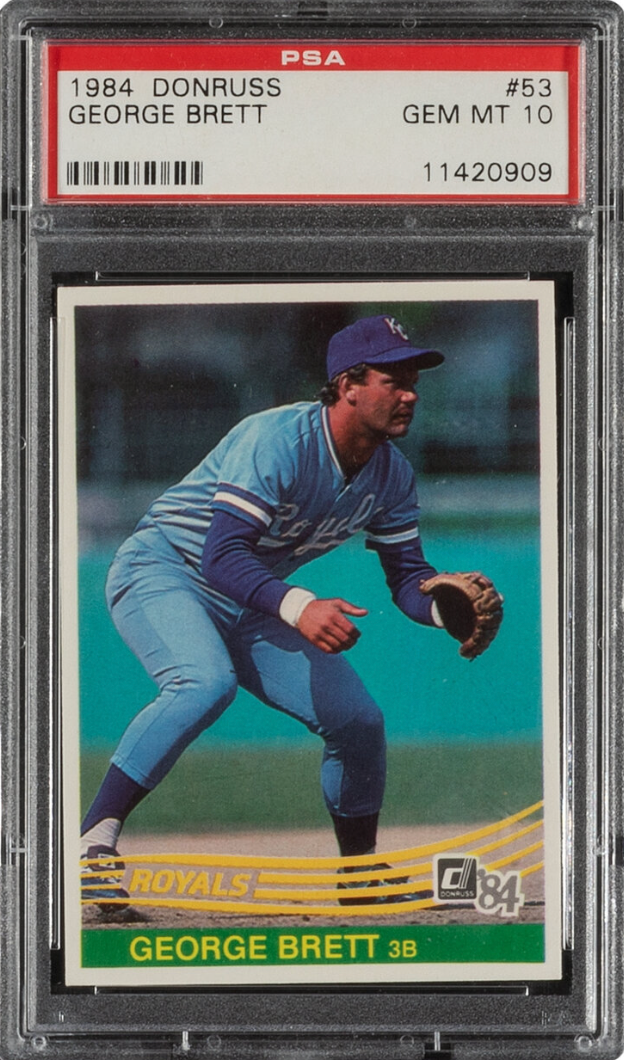 1984 Donruss #53 George Brett PSA 10