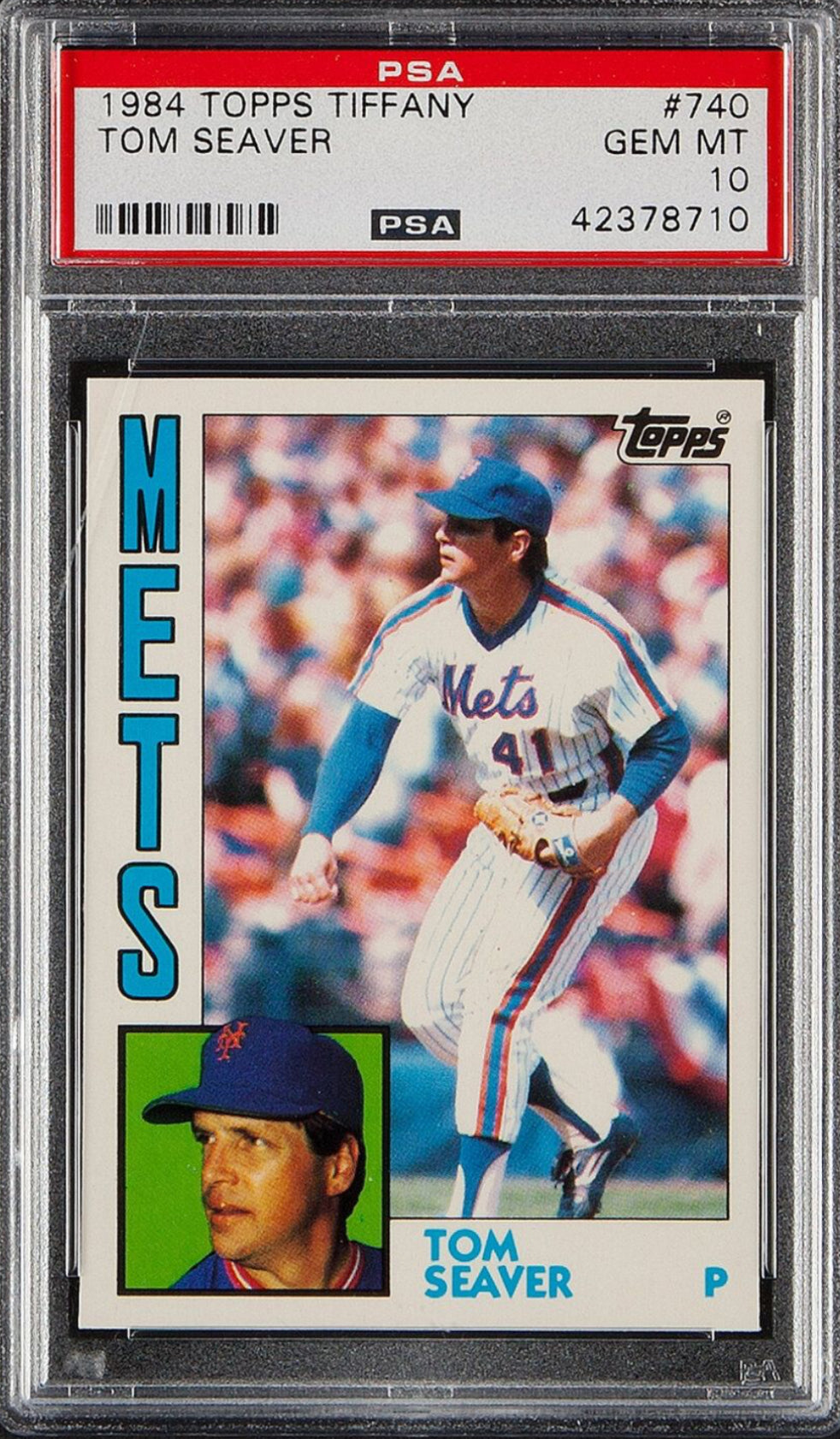 1984 Topps Tiffany #740 Tom Seaver PSA 10