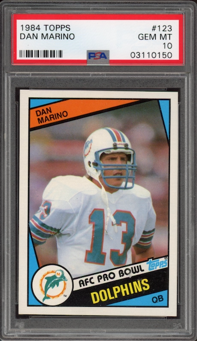 1984 Topps #123 Dan Marino ROOKIE PSA GEM MINT 10