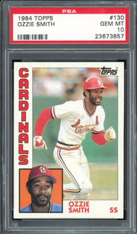 1984 Topps #130 Ozzie Smith PSA 10