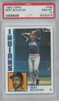 1984 Topps #789 Bert Blyleven PSA 10